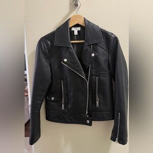TopShop Black Faux Leather Jacket